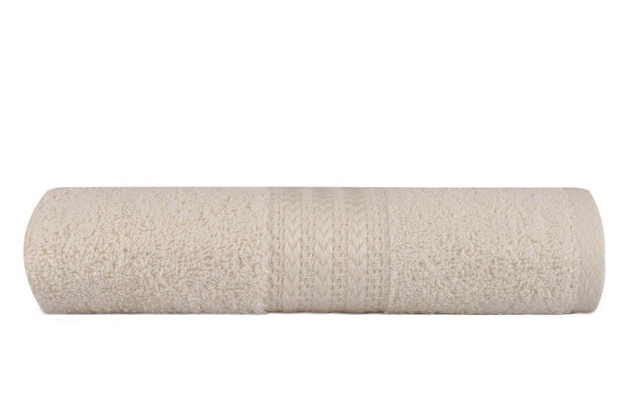Mijölnir Rainbow - Toalla de manos color crema, 100% algodón, 500 gr/m², 50x90 cm